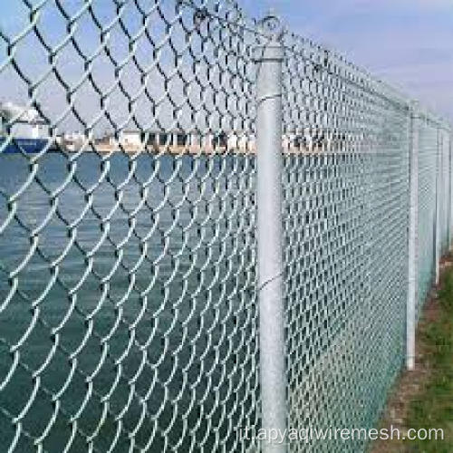 Recinzione collegamento a catena in PVC Fence a rete diamante